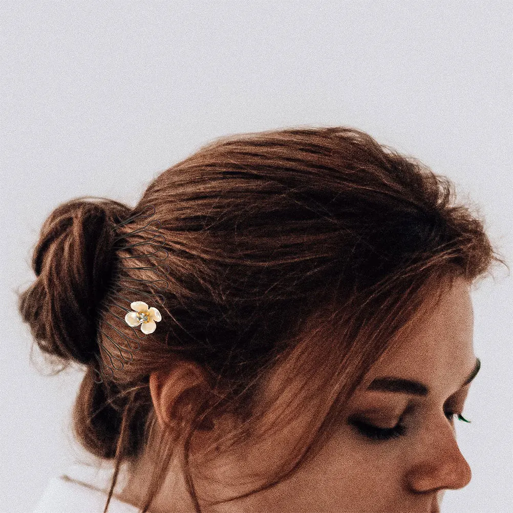 

6 Pcs Hair Comb Combs for Styling Pin Decorative Plastic Finishing Fixer Girls Accessories