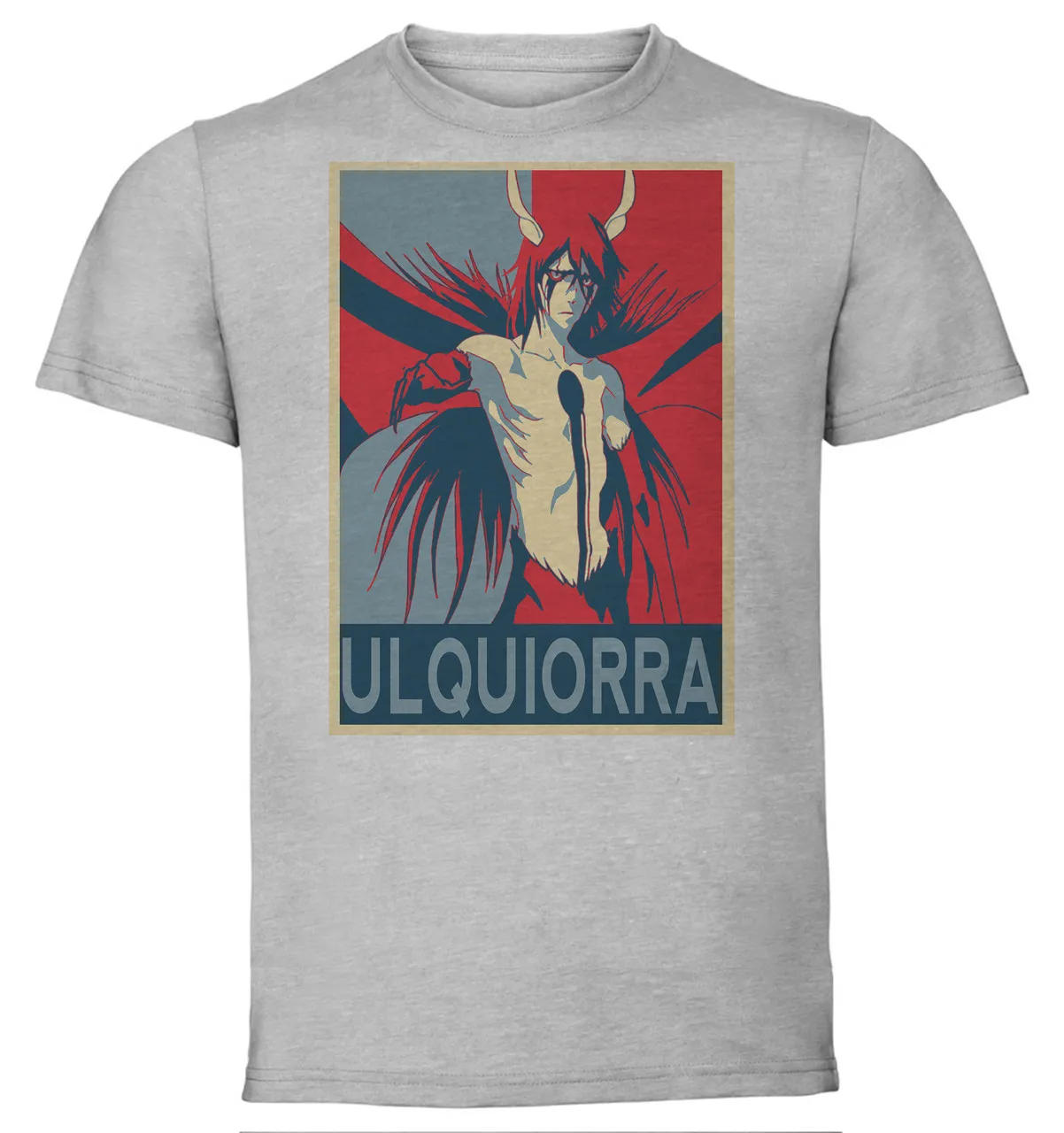 T-Shirt Unisex Grey Propaganda Bleach Ulquiorra