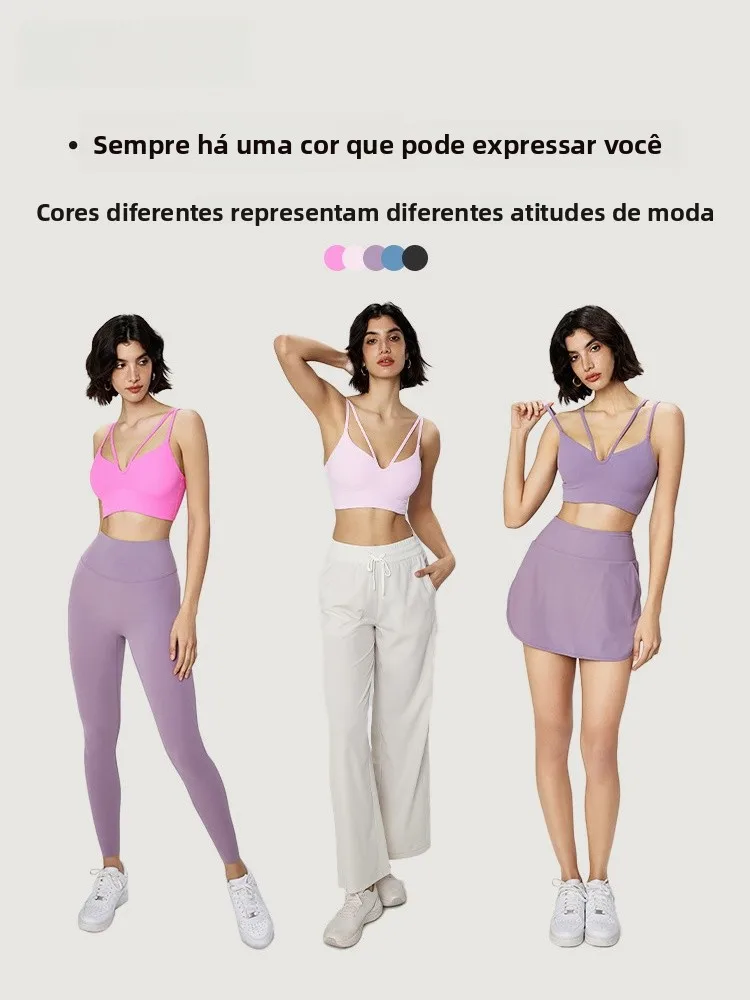 alosira-ヨガ-スポーツブラ-ダブルストラップ-フィットネス-ベスト-下着-胸パッド付き-裸感覚-美しい背中-スポーツ-レジャー-スタイル