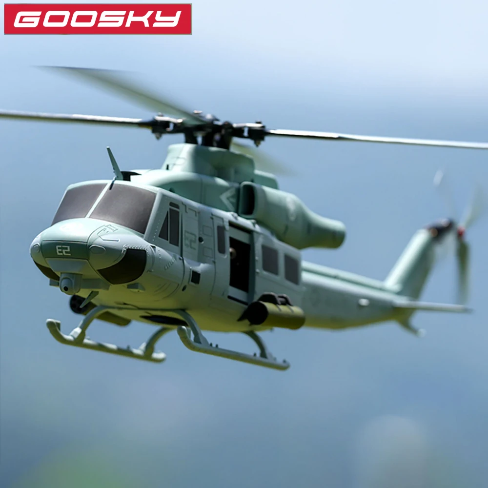 

Goosky E2 Имитация модели самолета 3d Stunt Вертолет Uh-1y Rc Heli X