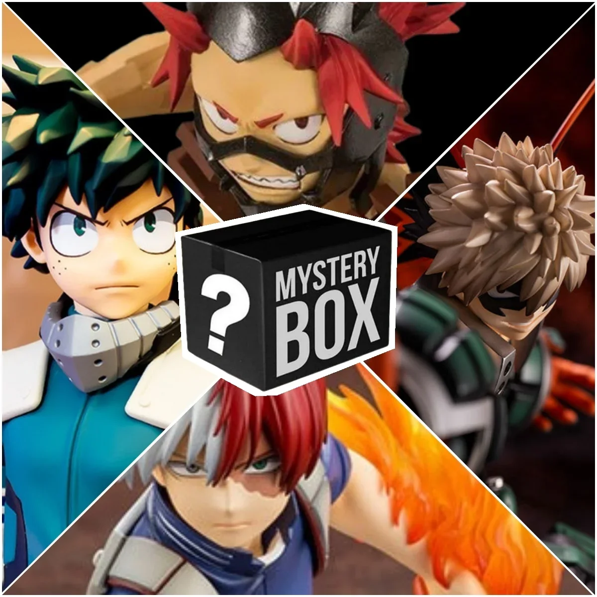 10-30cm My Hero Academia Anime Action Figure Shoto Bakugou Deku All Might Blind Box Lucky Box Large Figure Anime Fans Gift