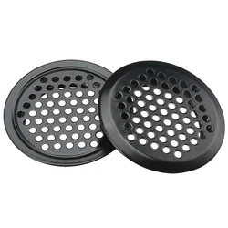 10pcs Wardrobe Cabinet Mesh Hole Black Air Vent Louver Ventilation Cover Stainless Steel Black Cupboard air vent pest control