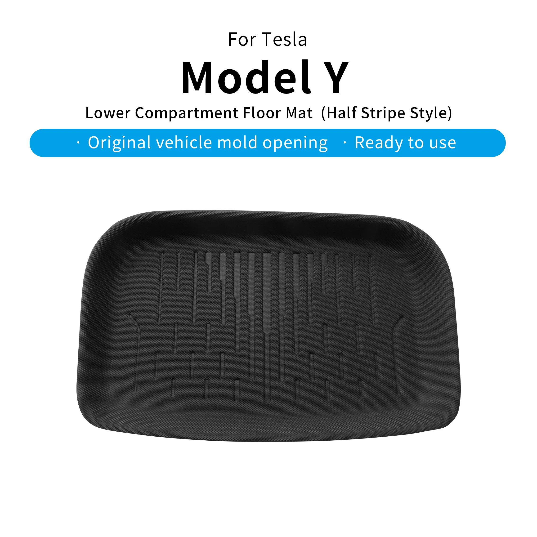 XPE Lower Trunk Mat for Tesla Model Y – Lightweight, Durable, Waterproof & Easy to Clean