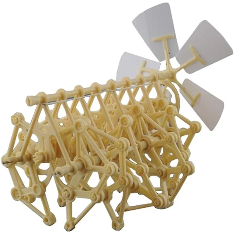 ABWE-Mini Strandbeest モデルキット (風力発電 DIY-Beast)、興味深い、誕生日ホリデーへのギフト、耐久性があり、簡単にインストールできます。