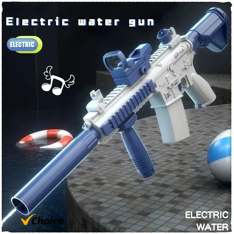 M416 Automatic Shooting Toys Electric Water Gun Beach Outdoor Entertainment Gifts for Kids and Adults Summer Summer Toys