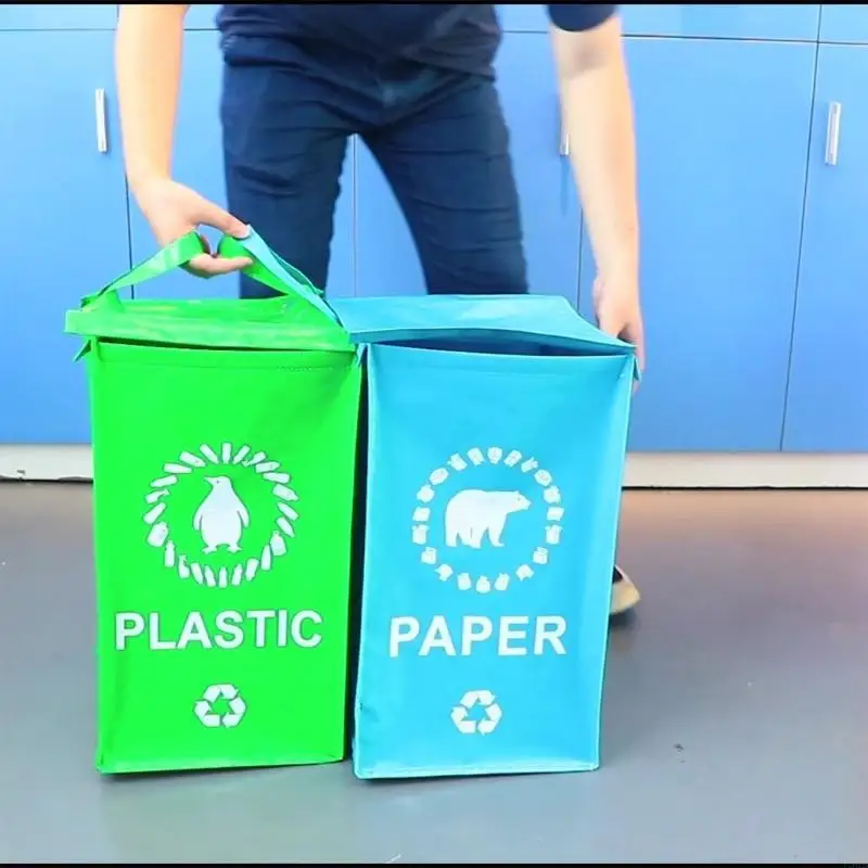 

Мешок для мусора, большая вместимость, герметичный нижний мешок для мусора для различных мусорных баков, организация домашнего