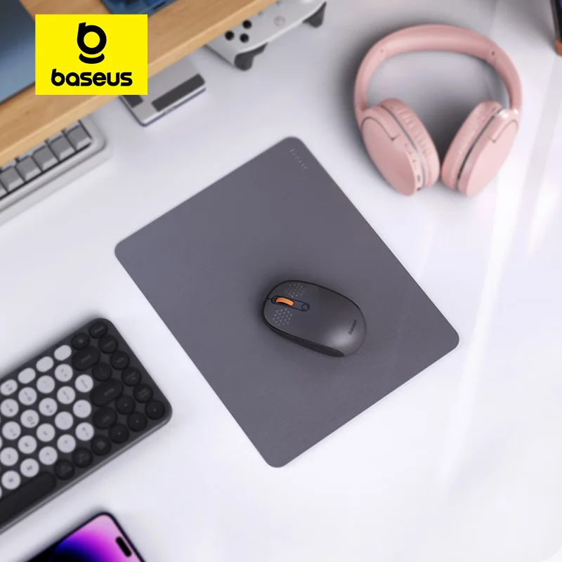 Baseus Mouse Pad PU Non-Slip Gaming Esports Desktop Mousepad Waterproof Anti-Scratch Office Desk Mat Computer Laptop Mice Pad