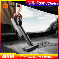 Xiaomi Mijia Car Vacuum Cleaner MJXCQ01QW 21kPa Suction 150mL Dust Cup 2400mAh Battery Washable Filter Element For Car Cleaning