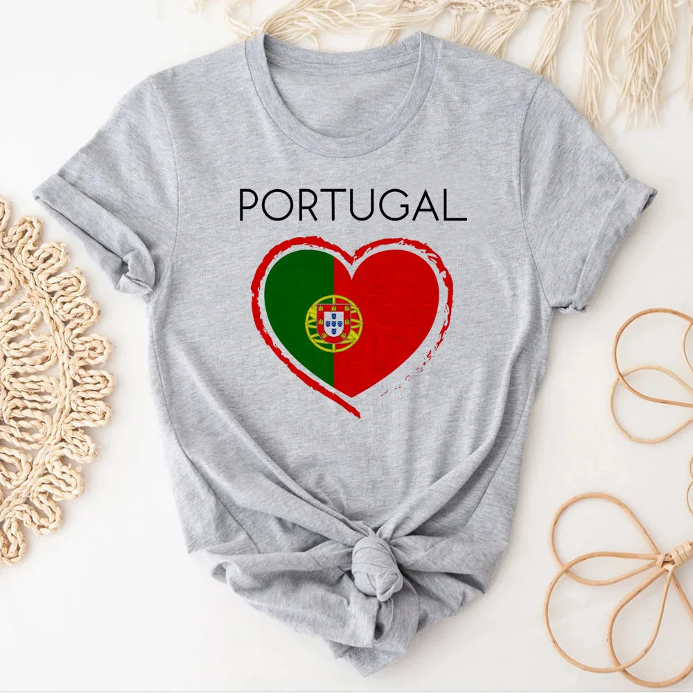 Portugal Tee women Japanese t-shirts female manga y2k streetwear clothes