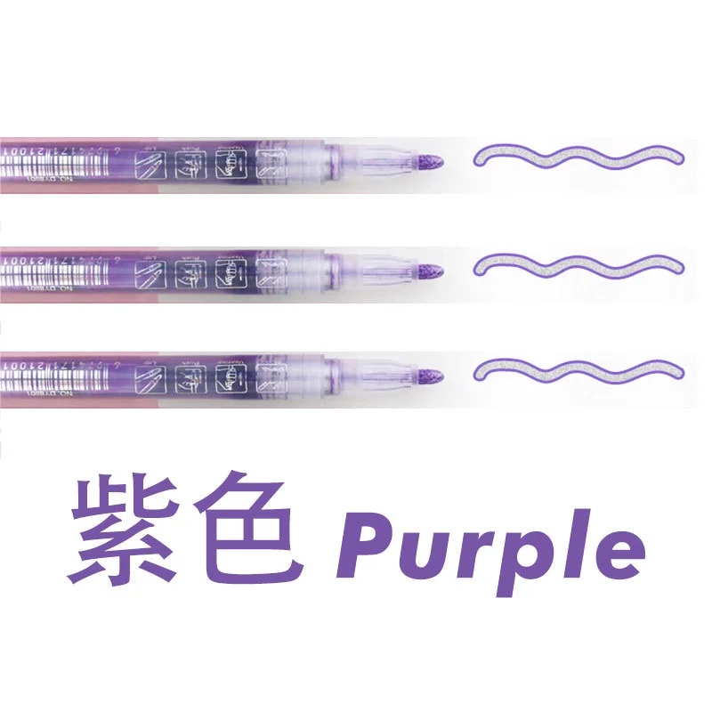 8 Farben Dual Line Contour Pen Text marker