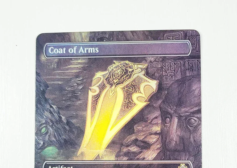 

(Coat of Arms) Holo/Foil TCG Magical Proxys Game Black Top Quality Playing Cards Gathering Board Game Trading Cards Proxy