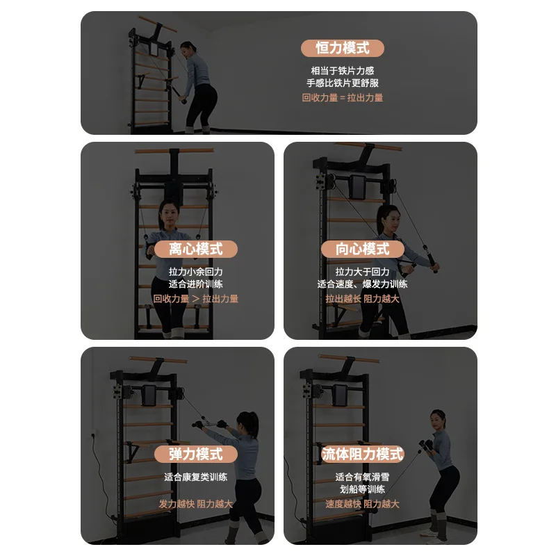 Intelligent interactive rib frame trainer gantry frame comprehensive trainer household