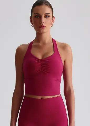 8 best sales गुलाबी स्पोर्ट्स ब्रा - №7