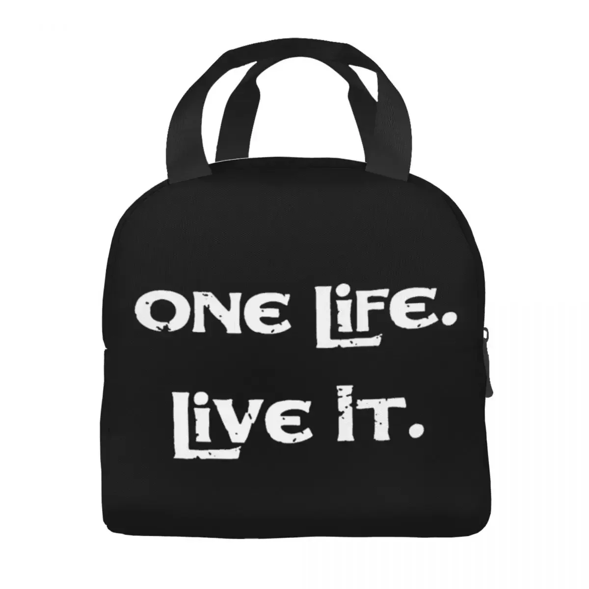 One Life Live It Thermisch Geïsoleerde Lunch Tassen Vrouwen Hervat Lunchcontainer Voor Werk School Reizen Multifunctionele Food Box