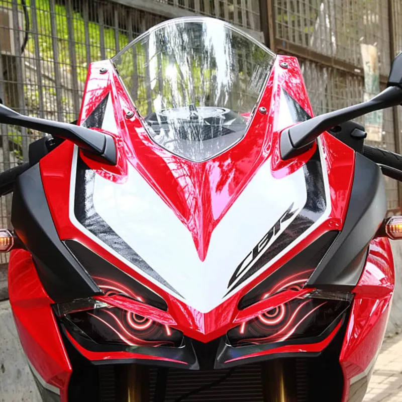 Stiker pelindung lampu depan motor, aksesori motor untuk HONDA CBR250RR CBR 250 RR 2017- 2019