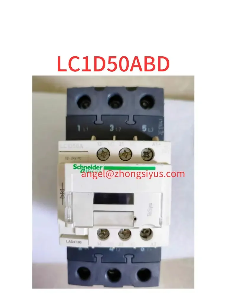 

Used LC1D50ABD contactor, Coil DC24V