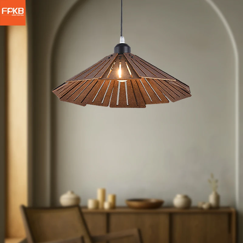 

Restaurant chandelier log Chinese retro wabi sandy wind pastoral B & B tea room light tatami chandelier bar aisle light