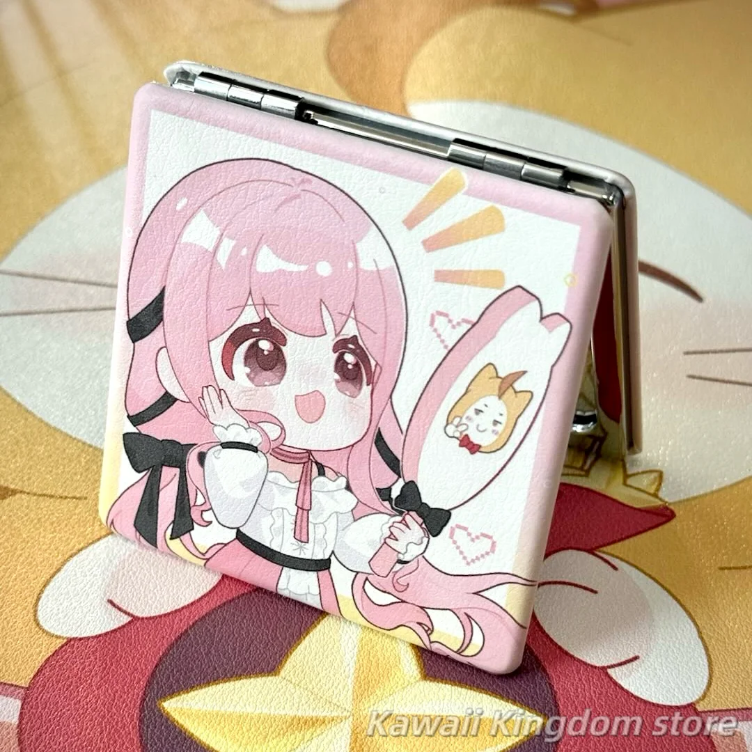 

Infinity Nikki аниме косплей ручное зеркало для макияжа двустороннее милое студенческое портативное талисман студенческий аксессуар подарок для фанатов