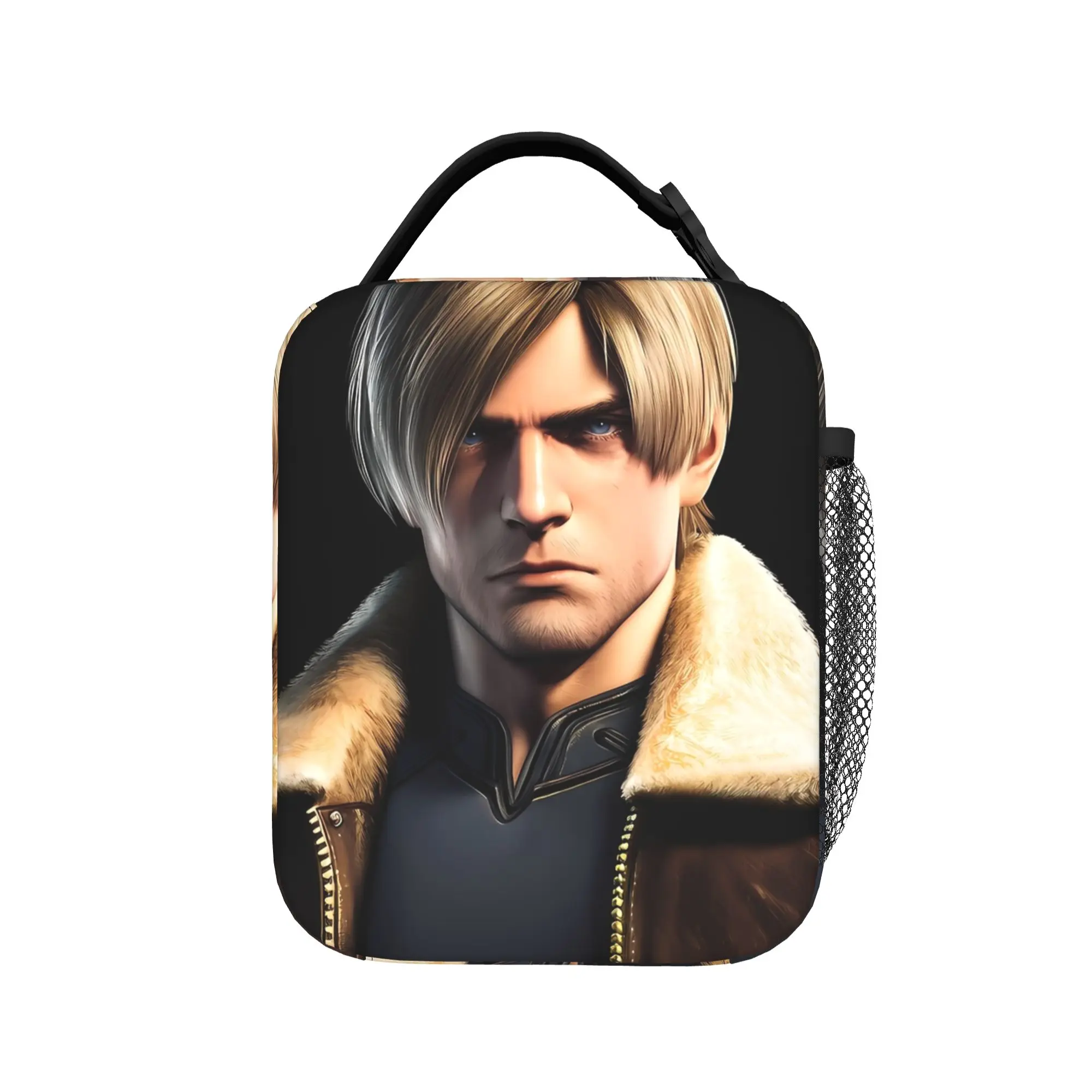 Leon Kennedys Funny Meme Thermal Insulated Lunch Bag for Picnic  Portable Bento Box Cooler Thermal Lunch Boxes