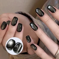 1-24 Uds WS estilo japonés gato de cristal negro esmalte de uñas de Gel magnético arte de uñas manicura Varnis Gel semipermanente para salón de uñas