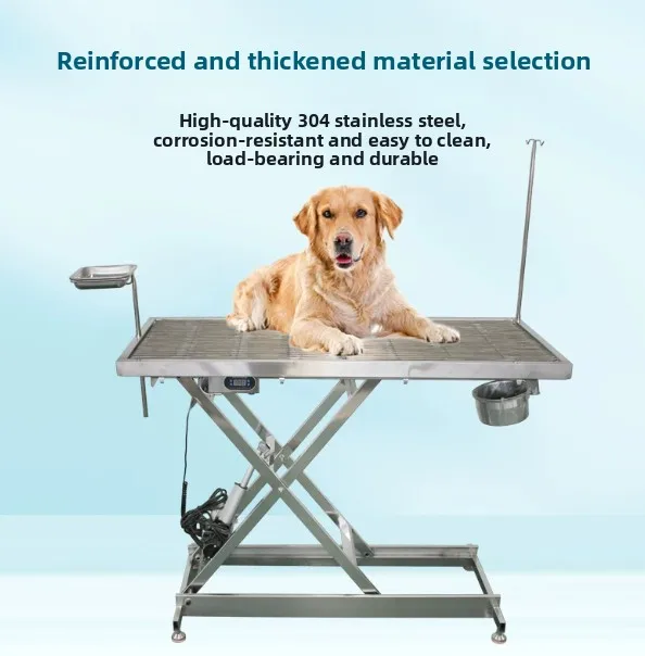 

Pet operating table stainless steel electric operating table hospital laboratory animal hydraulic lifting table/constant