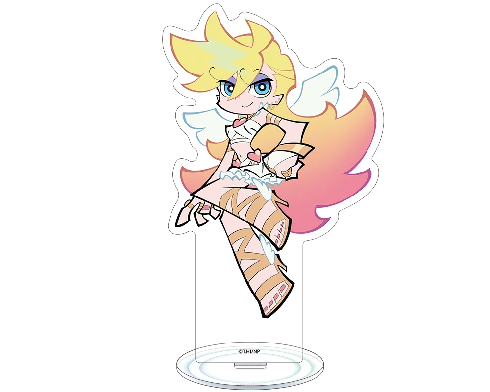 15cm Anime Panty & Stocking with Garterbelt Anarchy Stocking Acrylic Stand Figure Keychain Desk Decor Perfect Gift for Fans
