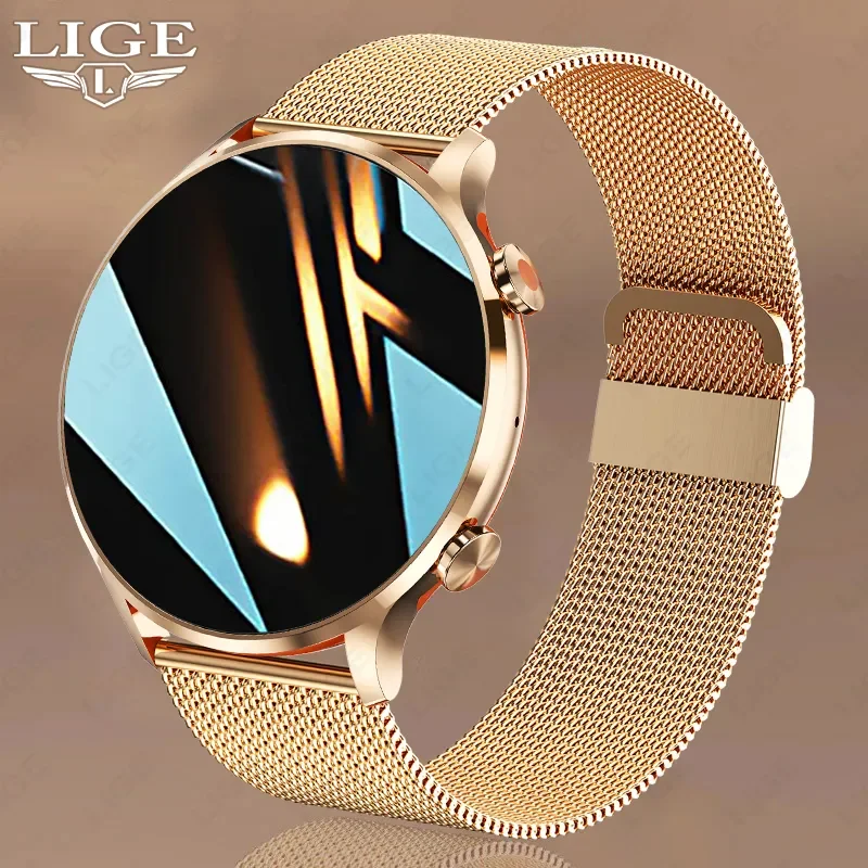 LIGE New Bluetooth Call Smart Watch Women Physiologic Function Sports Fitness Bracelet Waterproof Bluetooth Call Smartwatch Men