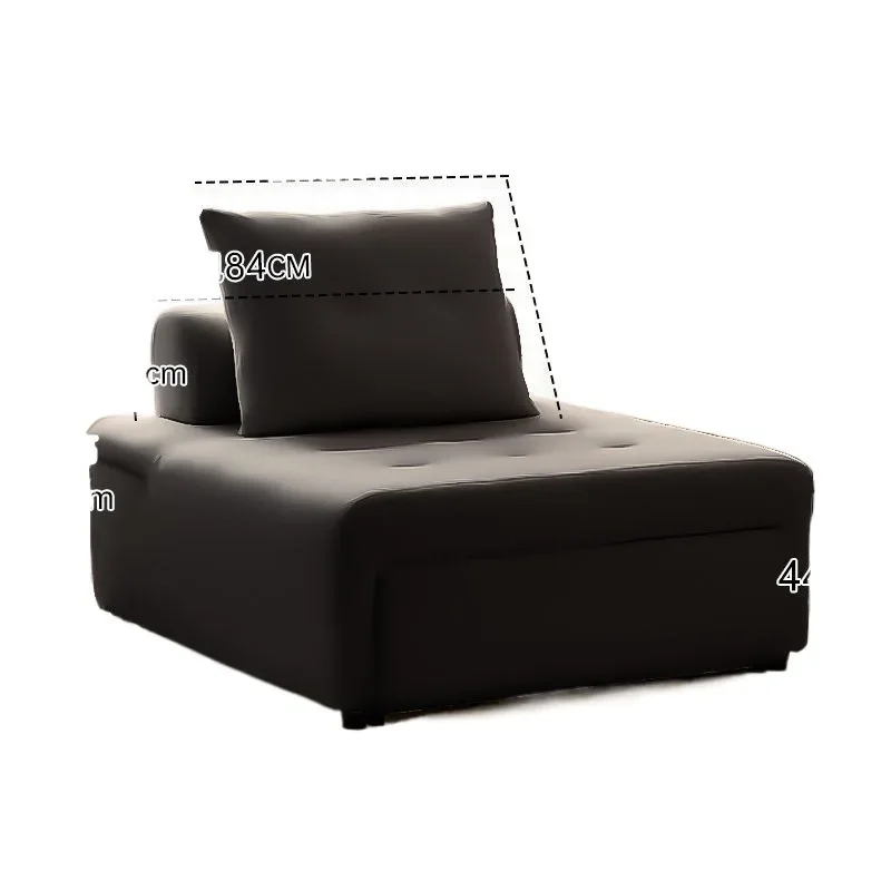 

Cream wind foldable retractable sofa bed, multi-functional small apartment single lazy dual-purpose living room sofa chair