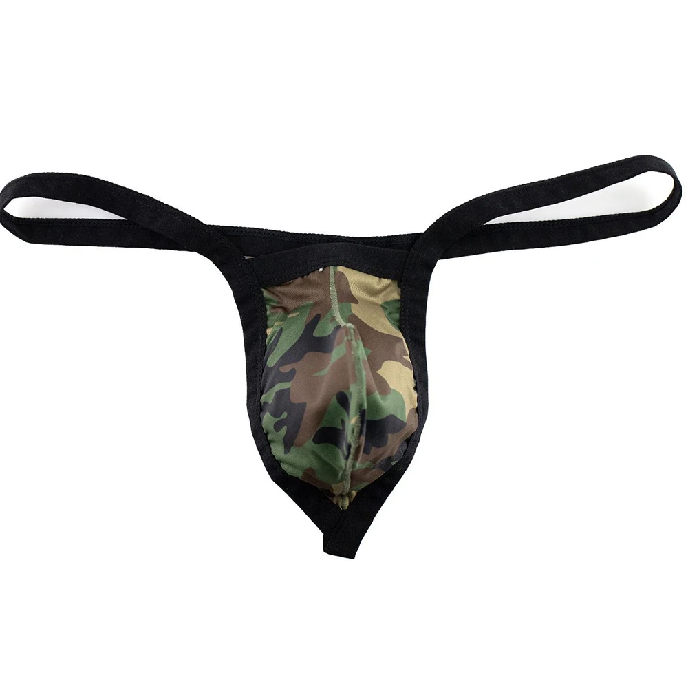 Men’s Sexy Thong Low Rise G-String Milk Silk Underwear Bulge Pouch T-Back Breathable Shorts Passion Briefs Soft Lingerie