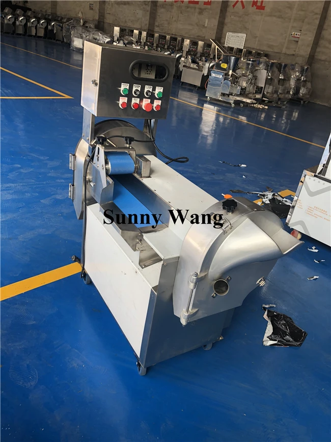 Tagliaverdure industriale elettrico per ristorante, slitta di verdure, tagliatrice di verdure per sli, shred, di, forma di segmento