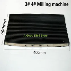 1PC New Milling Machine Part Accordion Type Way Mill Rubber Cover 400*600 Lathe Machine CNC Milling