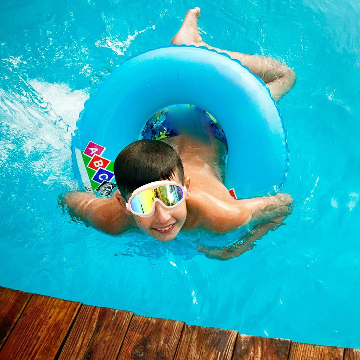 

Anti fog Swimming Goggles Waterproof Diving Glasses Thickened Silicone Ergonomic Design Strong Sealing Easy Fasten Distance