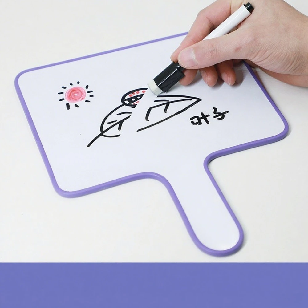 Handheld Small Whiteboard Erasable Classroom Live Stream Blackboard Prompt Mini Non Magnetic Answer Board