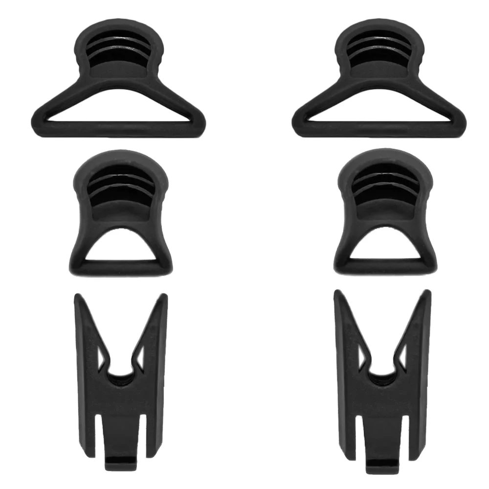 6Pcs/set Helmet Goggle Swivel Clips Set for Helmet Side Rails Airsoft Tactical Helmet Accessories