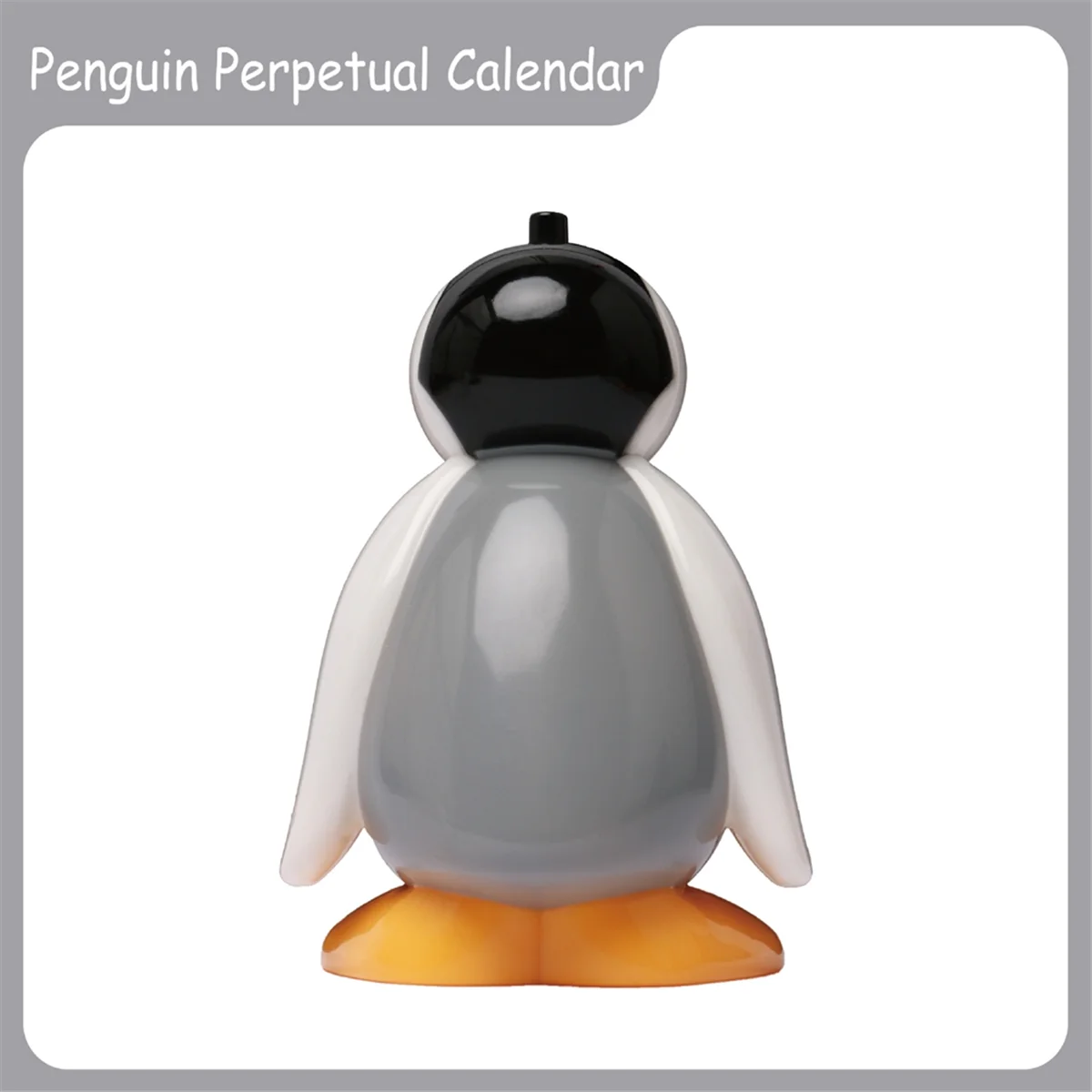 Gfc-календарь-пингвин, украшение для рабочего стола, нажимной календарь, красный рот, кукла-пингвин, украшение, подарок на день рождения, B