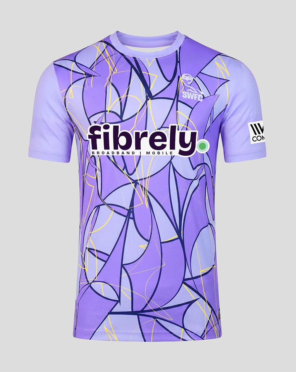 Sheffield Wednesday 2026/27 Saison Kurzarm-Trainingsshirt, 3D-gedruckte, lässige, atmungsaktive Streetwear für zu Hause. – Detail 6