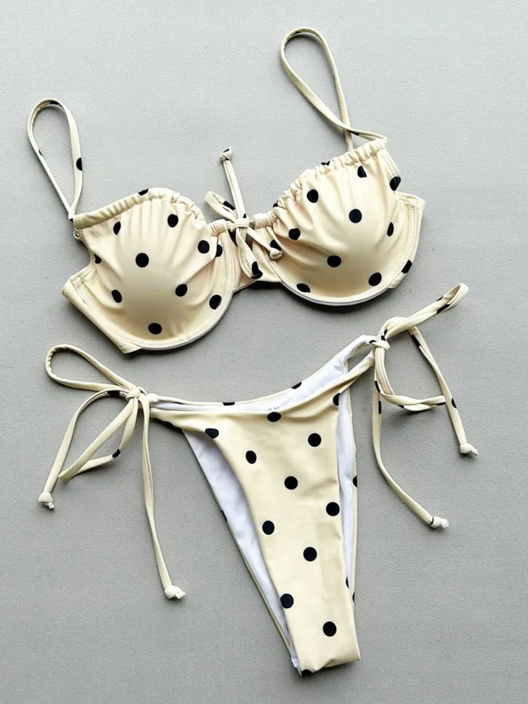 Badeanzug für Damen, Sexy Bikini, Neuer Push-Up-Bikini-Set, Brasilianischer Badeanzug, Damen-Strandbekleidung, Zweiteiliger Biquini-Anzug