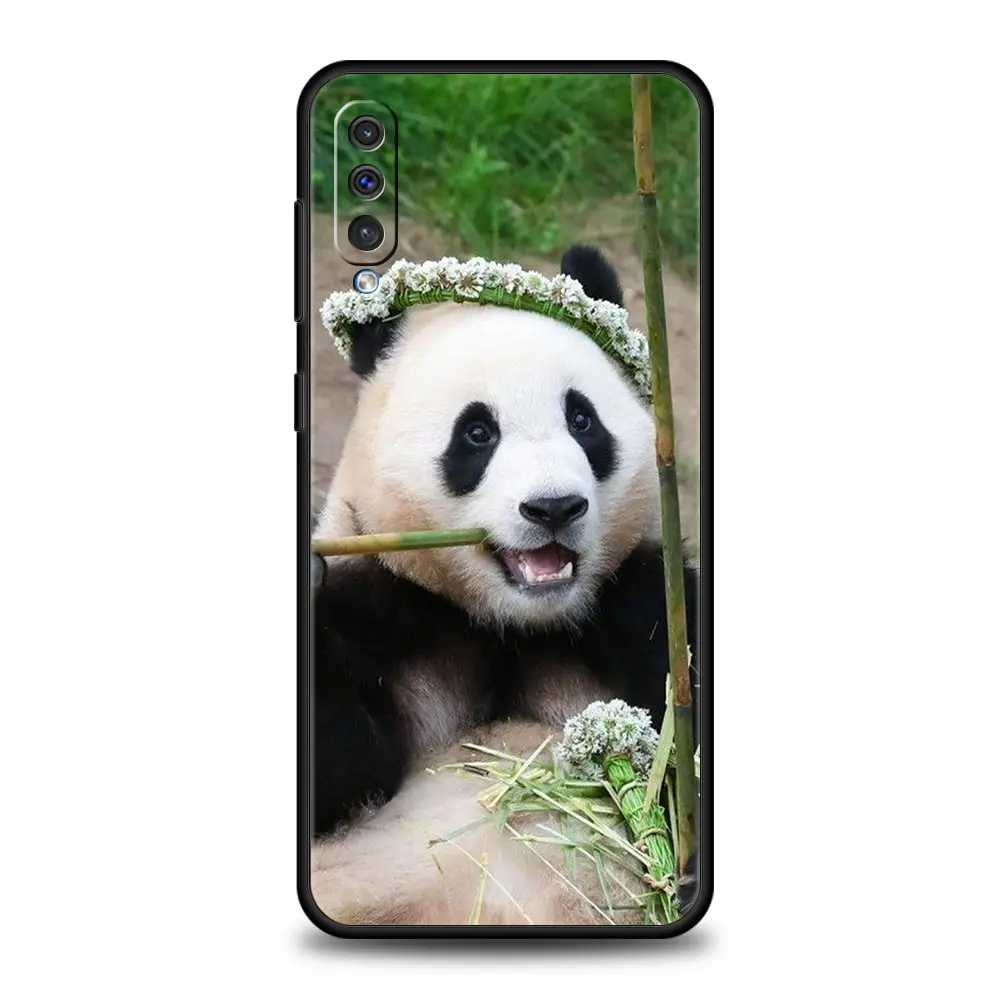 Fubao panda Phone Case For Samsung A54 A52 A24 A14 A50 A72 A70 A10 A30 A40 A20S A20E A02S A12 A22 A34 A42 A32 5G A04s Cover