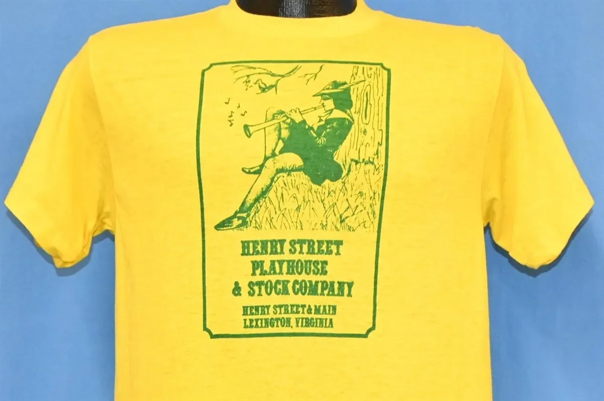 80s Henry Street Playhouse Stock Company Lexington Virginia T Shirt Medium