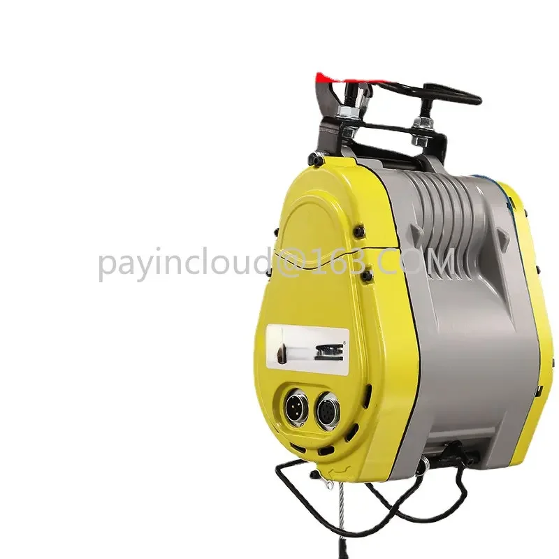 Brushless Frequency Conversion Small Diamond Electric Hoist 220V Adjustable Speed Household Lifting Hoist Wire Rope Fast Crane