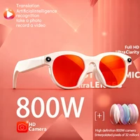Nuevas gafas inteligentes para hombre, cámara de 8MP, WiFi, Bluetooth, Control táctil, IP65, impermeable, traducción AI, cancelación de ruido, gafas AI para mujer