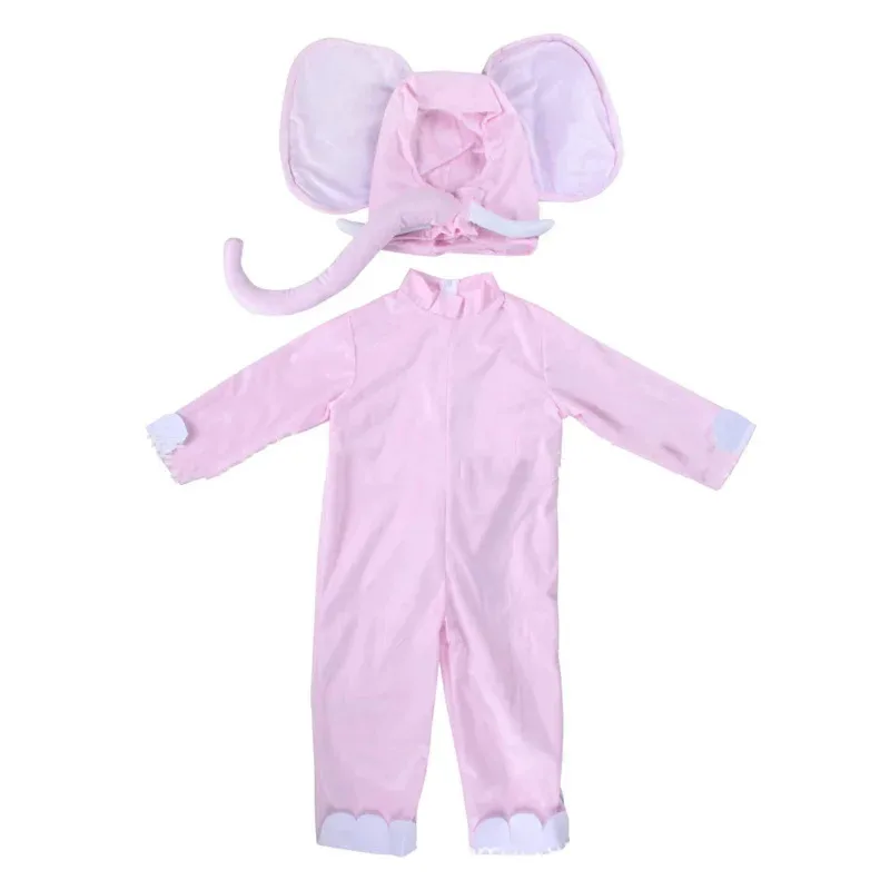 LQ2023Neue Elefanten Cosplay Für Kinder Erwachsene Rosa Grau Tiere Halloween Kostüme Purim Karneval Leistung Zeigen Rolle Spielen