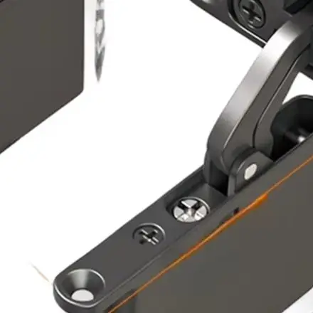 Hydraulic Damping Hinge for Frameless Glass Doors 3D Adjustable Precision Mounting Black Zinc Alloy for Wardrobe Use