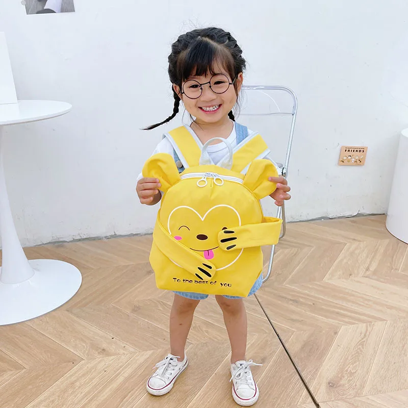 Cute Naughty Animal Koala Monkey Children Schoolbags In Kindergarten Magnet Forest Series Lovely Girl Boy Backpack Drop Shipping