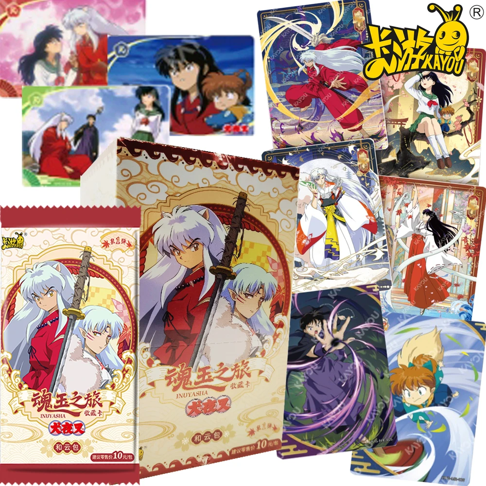 

KAYOU Official Inuyasha Trading Cards Booster Box - Soul Jade Journey Series Anime Collectible Cards with Rare Holo Foil Charact