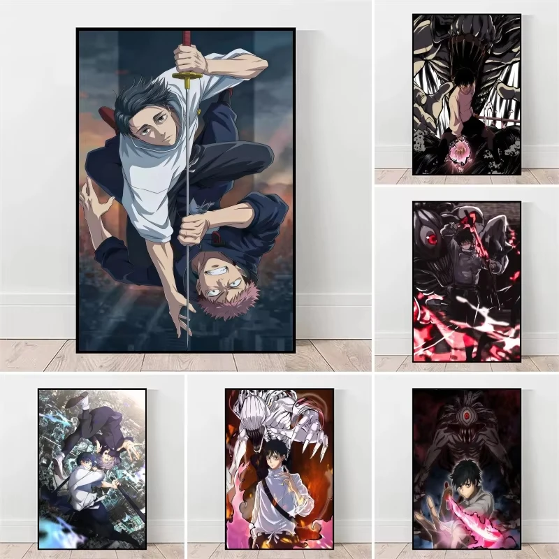 5D DIY Diamond Painting Kit Jujutsu Kaisen Yuta Megumi Anime Art Full Drill Rhinestone Mosaic Wall Decor Gift for Home Frameless