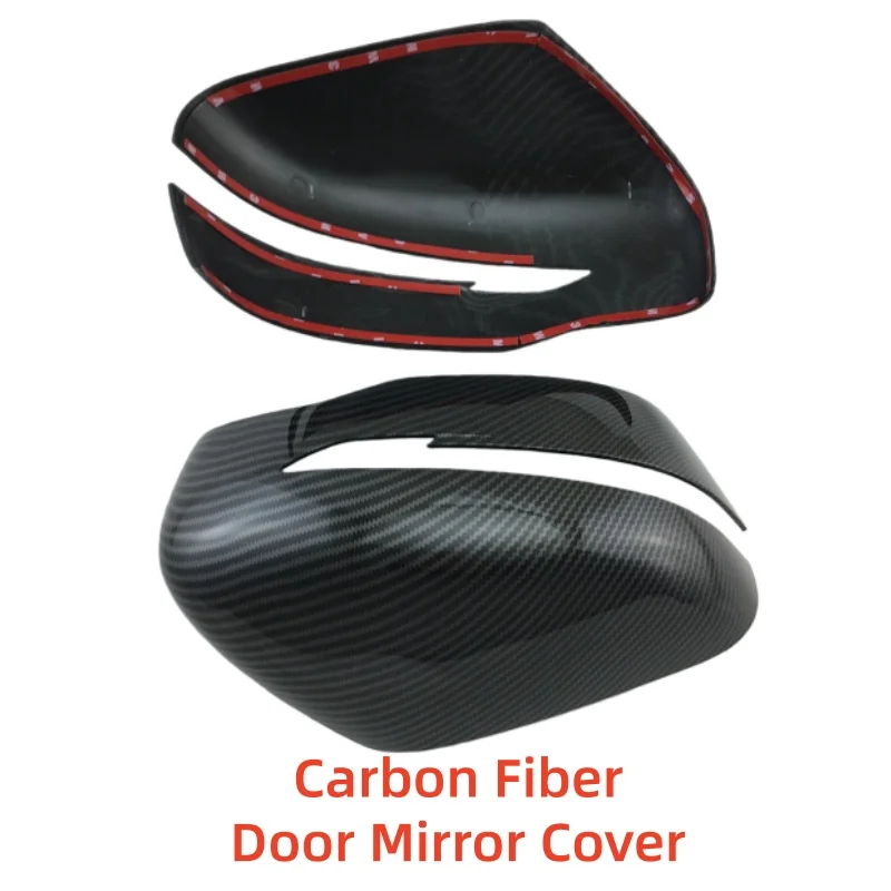 

Для Nissan X-Trail D23 NP300 2015-2019, 2 шт., накладки на зеркала заднего вида из карбона, хромированные, накладные, в стиле «паста»