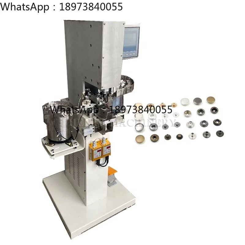 Macchina per cucire bottoni di buona qualità che attacca / Macchina per fissare bottoni industriali / Macchina per fissare bottoni automatici