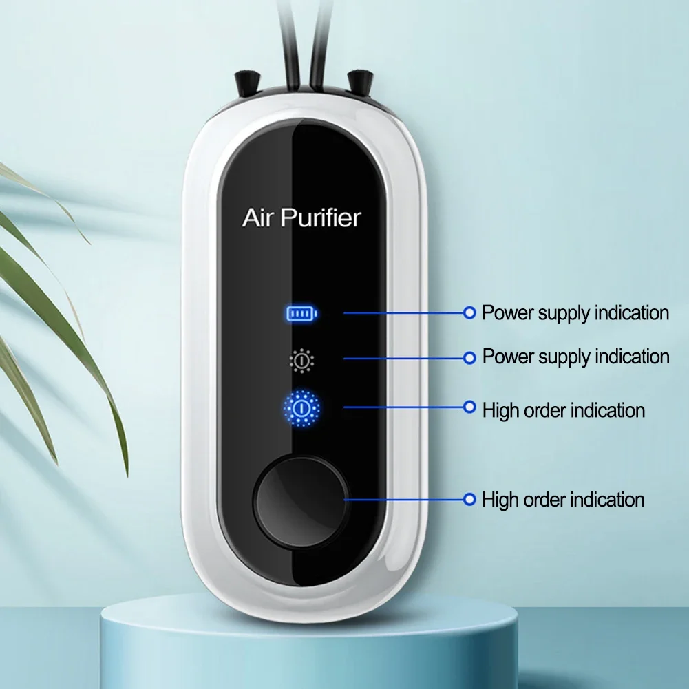 Tragbarer Negativ-Ionen-Mini-Luftreiniger, frischer, hängende Negativ-Ionen, reinigt die Luft, 780 mAh, praktisch, reinigt die Luft überall – Detail 13