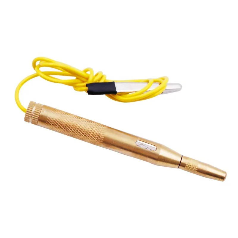 Car Circuit Fuse Voltage Tester A Set DC 6V/12V/24V for Test Light Probe Pen Cable and Clip Circuit Tester 1pcs